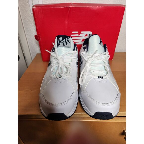 New Balance 623 White Blue Comfort Training Walking Shoes Size 15 (4E Wide) NIB! main image 7